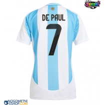 Ženski Nogometni dresi Argentina Rodrigo De Paul #7 Domači Copa America 2024 Kratek Rokav